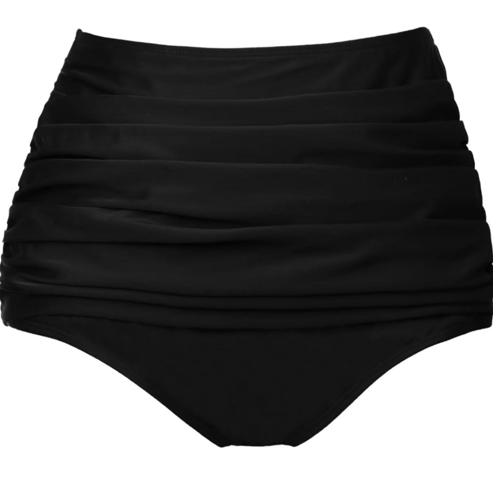 COCOPEAR High Waisted Full Coverage Tummy Control Bikini Bottom